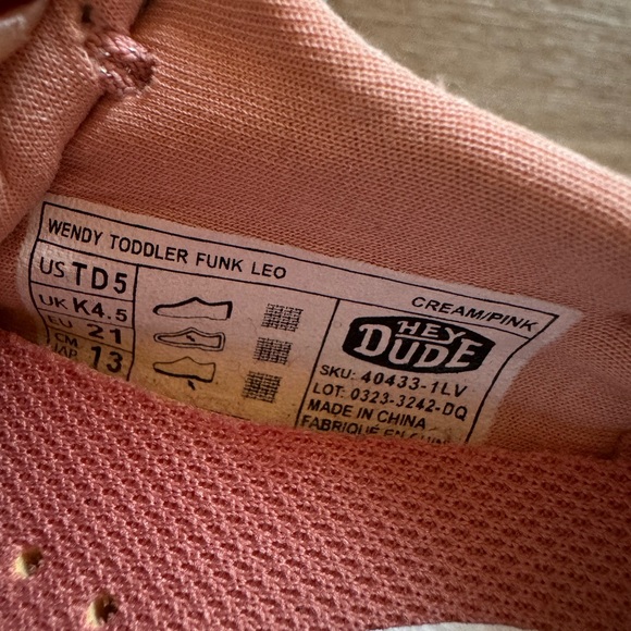 Hey Dude Cheetah Toddler Shoes - Picture 3 of 5